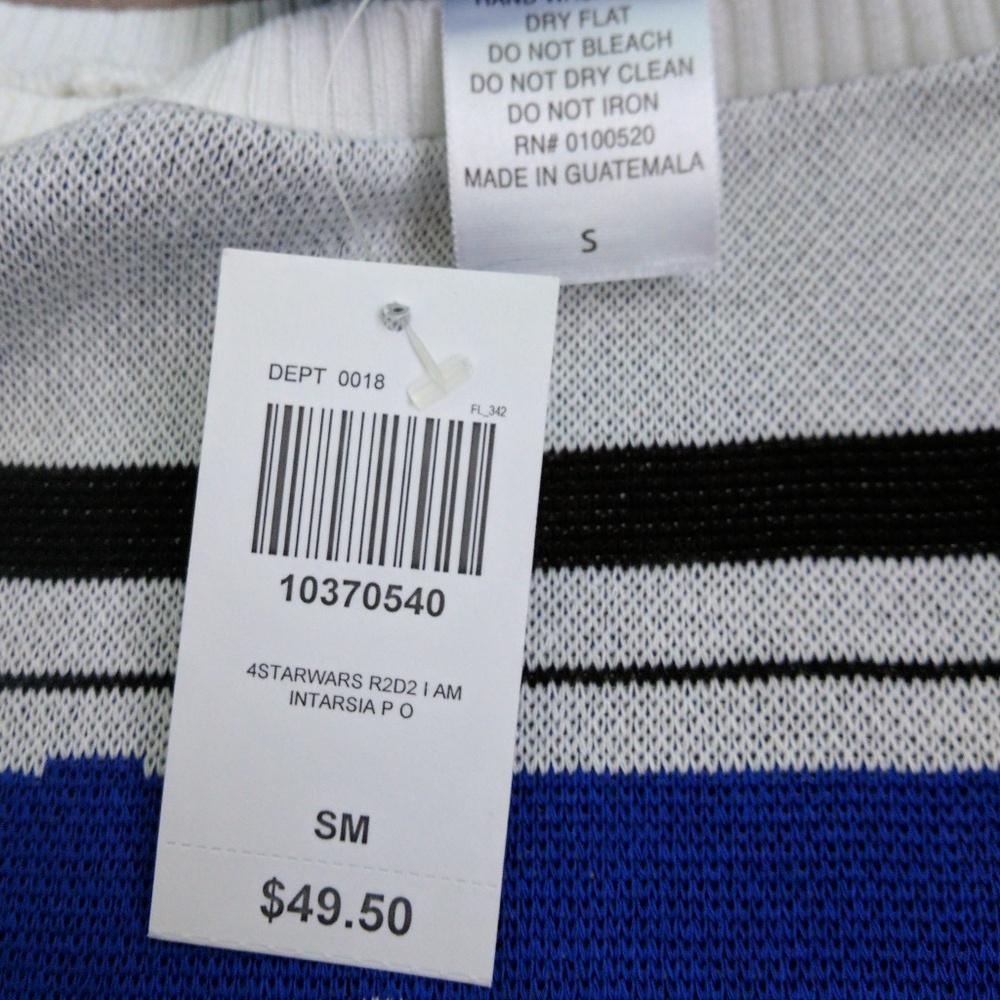NWT Hot Topic R2-D2 sweater - Picture 2 of 6